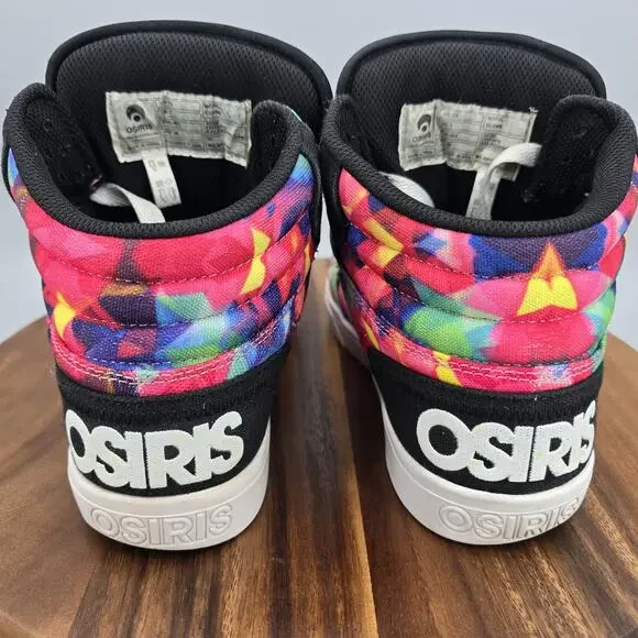 Rainbow Osiris Chaussures Osiris Skate Shoe Purple And Orange